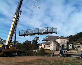 Elm Fork Elevated Walkway at "The Bluffs" in Corinth 11/14/2011