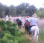 LBJ Grasslands - group horseback ride