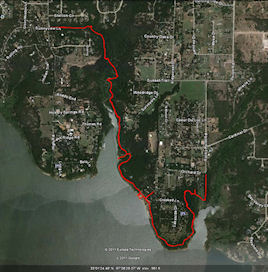 Rocky Point satellite view map